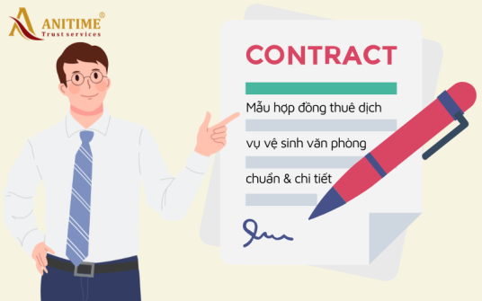 Mẫu hợp đồng thuê dịch vụ vệ sinh văn phòng chuẩn, chi tiết & đầy đủ