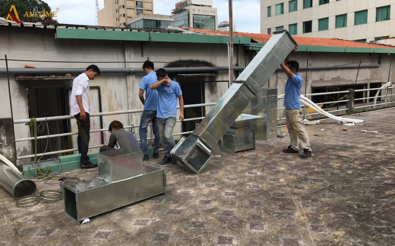 lắp đặt hệ thống hút khói công nghiệp