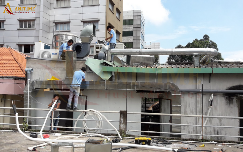 thi công hệ thống hút khói công nghiệp