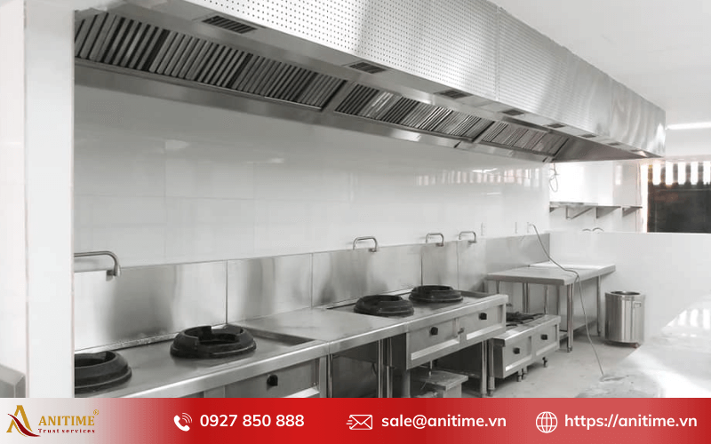 thi công hệ thống hút khói