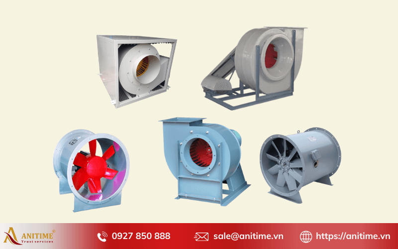 Motor quạt hút khói công nghiệp