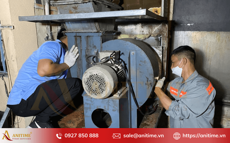 sửa quạt hút mùi công nghiệp