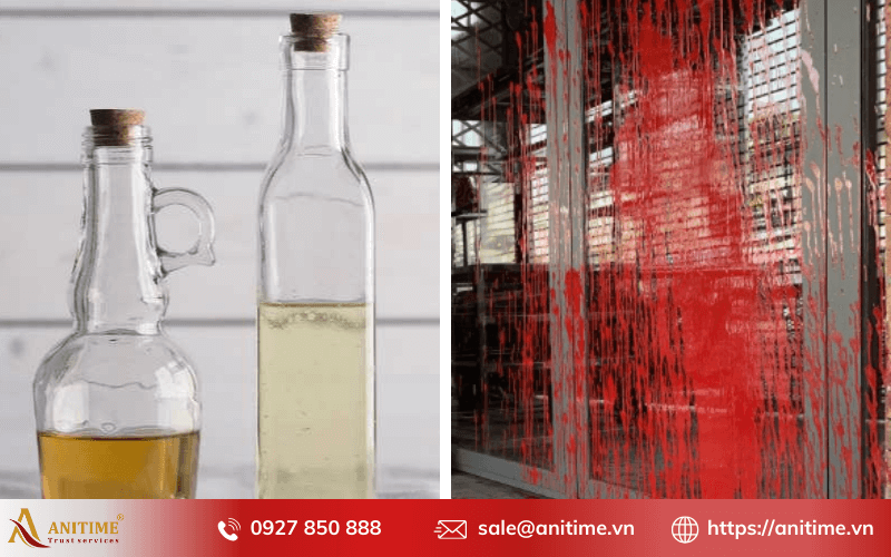 Cách chùi sơn trên kính bằng giấm ăn hoặc chanh