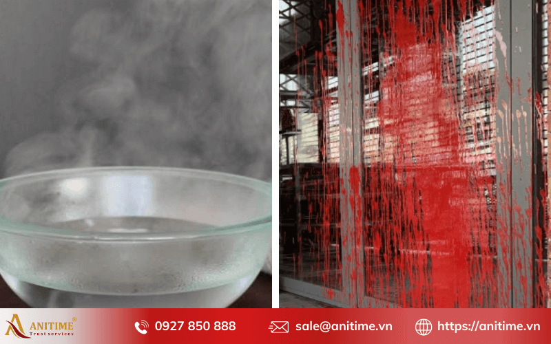 Cách tẩy sơn trên kính bằng nước ấm