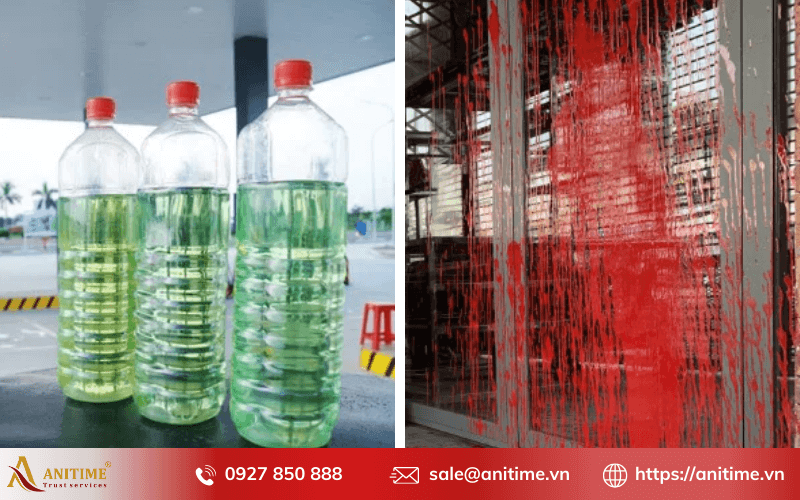 Cách tẩy sơn trên kính bằng xăng