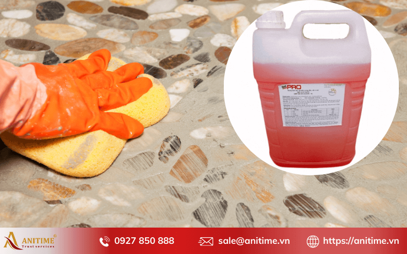 Cách tẩy xi măng bằng dung dịch tẩy rửa Goodmaid G200