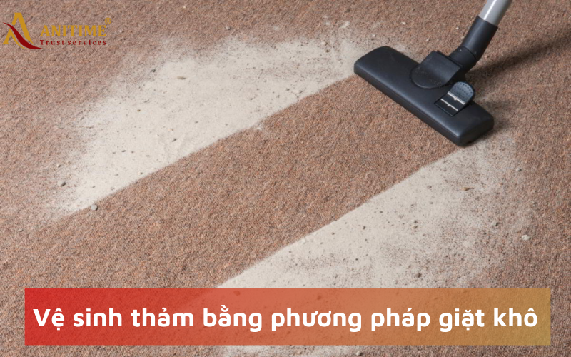 Vệ sinh thảm bằng phương pháp giặt khô