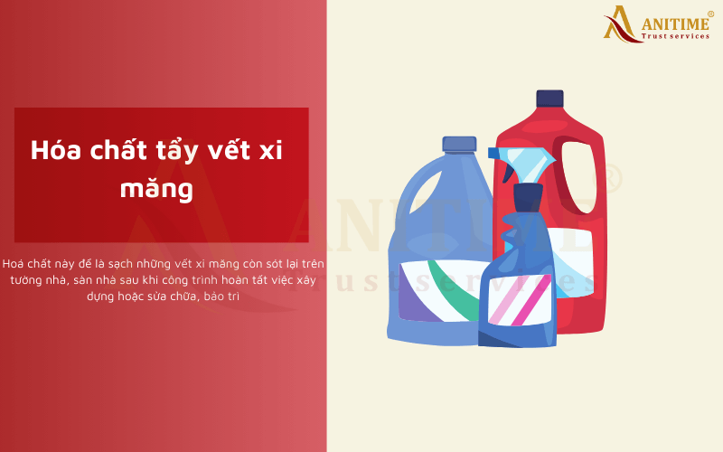 Hóa chất tẩy vết xi măng