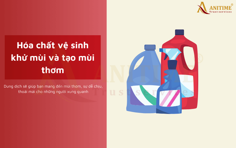 Hóa chất vệ sinh khử mùi và tạo mùi thơm