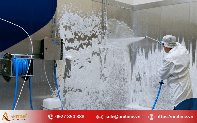 quy trình vệ sinh nhà xưởng thực phẩm