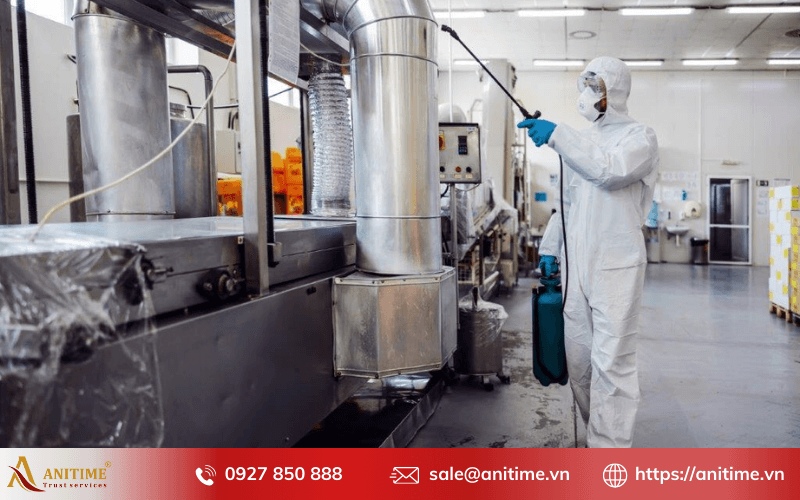 quy trình làm sạch nhà xưởng thực phẩm