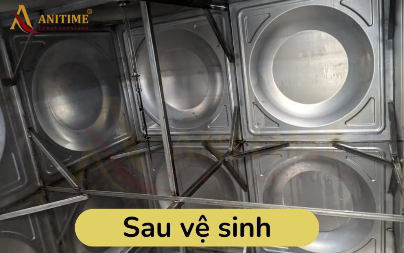 vệ sinh bể nước ngầm