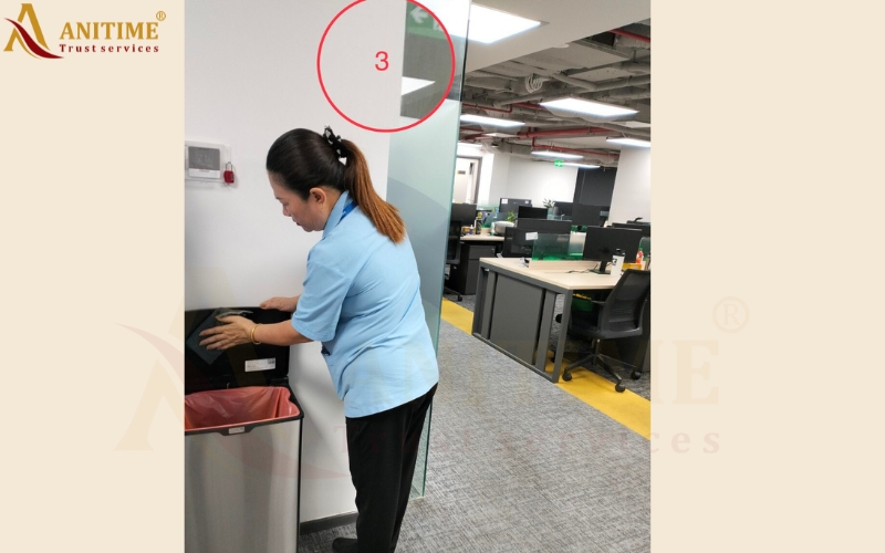 Dịch vụ vệ sinh ở ngân hàng OCB