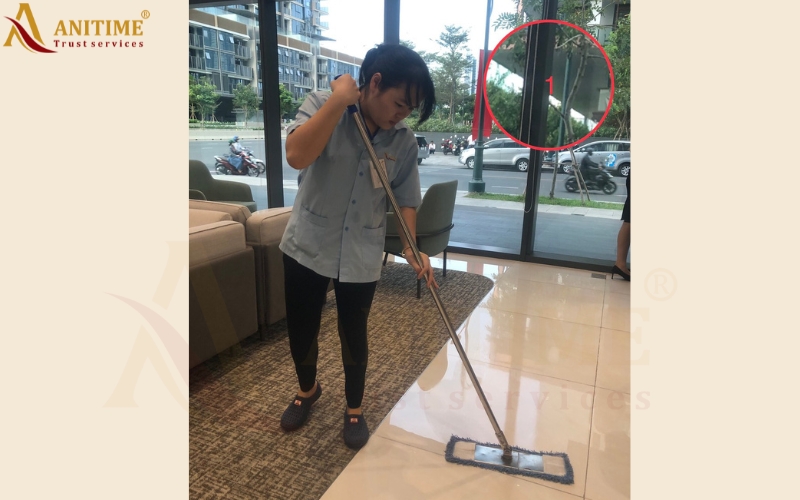 Dịch vụ vệ sinh ở ngân hàng OCB