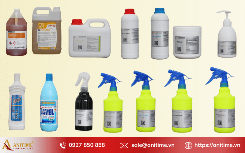 Hóa chất sử dụng khi vệ sinh công nghiệp