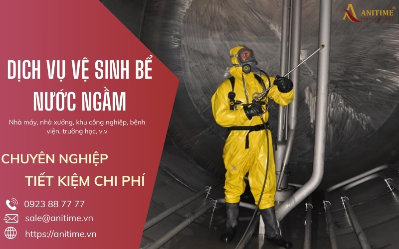 vệ sinh bể nước