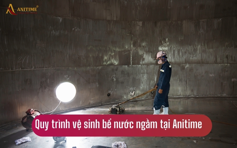 Quy trình dịch vụ vệ sinh bể nước ngầm